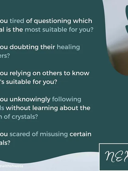 A list of questions my Crystal Discovery Course answers. If you're tired of questioning which crystal to use or doubting their power, this course is for you.