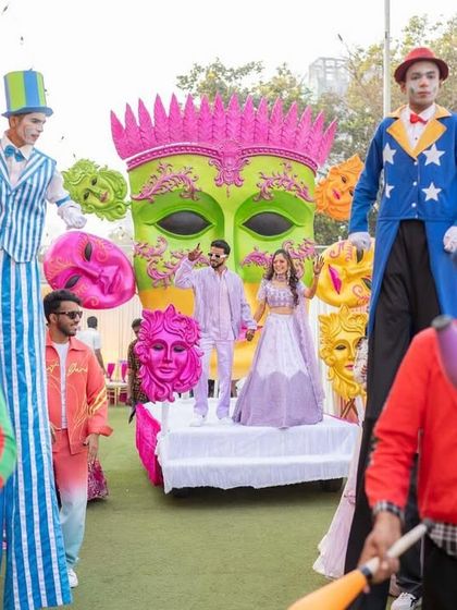 Fun-filled Haldi & Pre-Wedding Carnivals photo 13