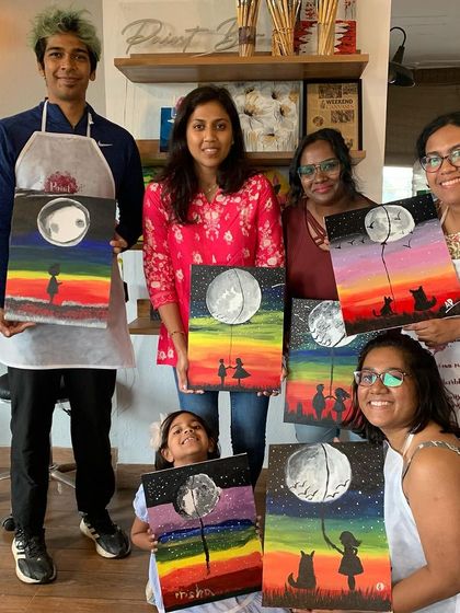 Paint Bar - Private Paint Parties The Paint Bar Vibe: At Our Studio & On The Go photo 46