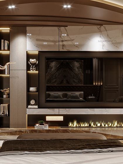 N.K. Architects - Interior Design Serene & Luxurious Bedrooms photo 12