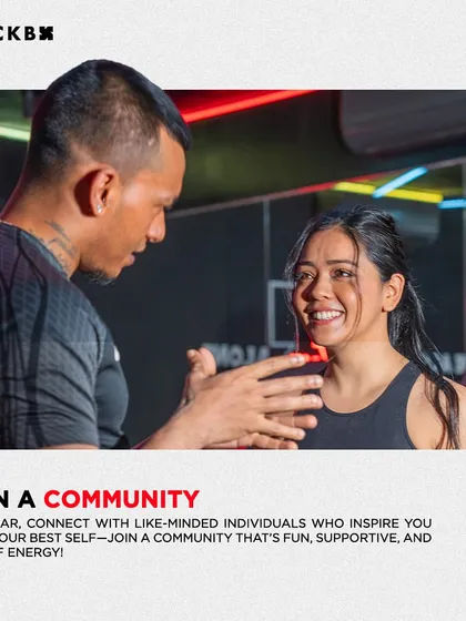 You are not just joining a gym; you are connecting with a community of like-minded individuals who will inspire and support you. Here, one of our coaches works with a member, showing the fun, supportive, and energetic environment I've worked to build.