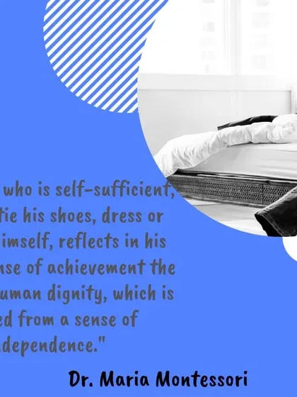 Independence is the foundation of human dignity. We teach you how to guide children towards self-sufficiency in tasks like dressing themselves, which builds their confidence and sense of achievement.