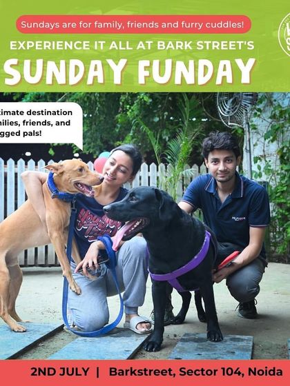 Sundays are for family, friends, and furry cuddles. An invitation to our Sunday Funday event.