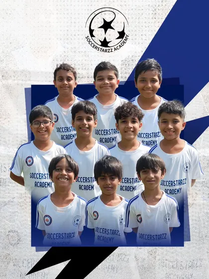 Our U-11 team posing for a group photo, looking united and ready to take on any challenge.