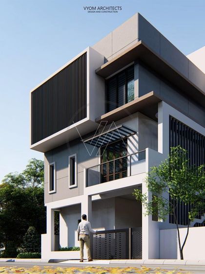 Slate Studio - Building Renovation & Remodeling Modern Facade Designs photo 12