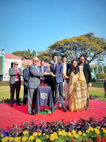The Narasimharaja Cup presentation.