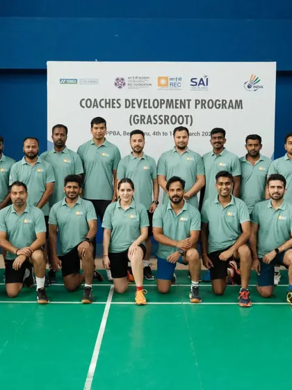 A group photo with the talented coaches from the development program. It was a transformative experience that has made me a better coach.