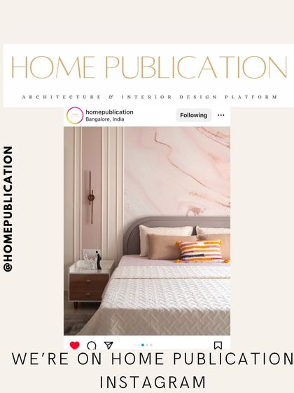 It was exciting to see this serene bedroom from one of my projects featured by Home Publication, an architecture and interior design platform. The design focuses on soft colors and textures.