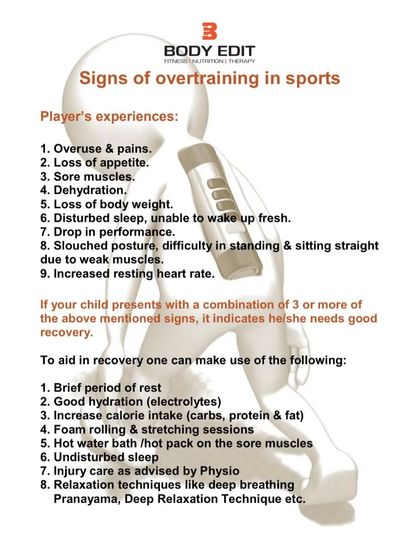 It's important for athletes and anyone who exercises to recognize the signs of overtraining. This guide helps you know when your body needs more recovery.