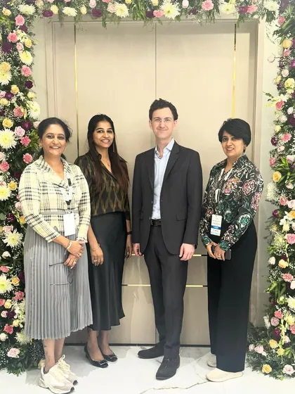 Collaborating with international experts at the official launch of AnteAGE MD exosome technology in India. Bringing the latest, scientifically-backed treatments to our patients is our top priority.
