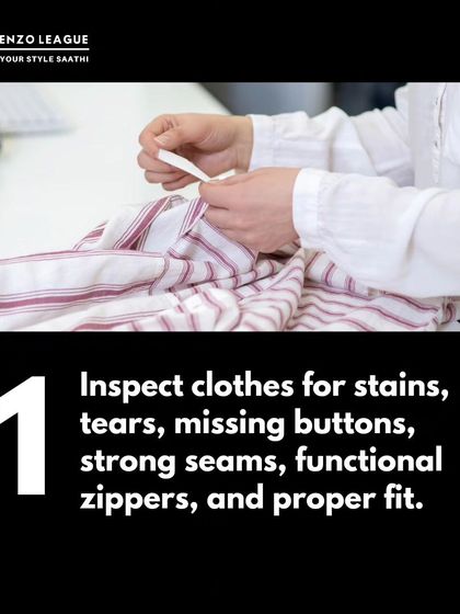 Enzo League - Personal Styling & Wardrobe Consultation Wardrobe Care & Pro Tips photo 3