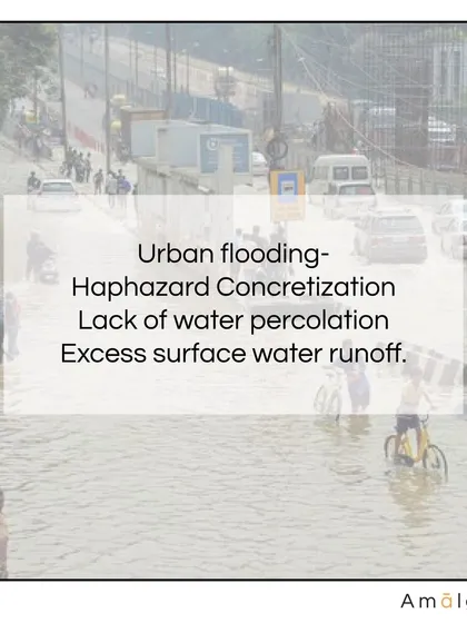 Haphazard concretization is a root cause of urban flooding. When surfaces are sealed, water cannot percolate into the ground, leading to excessive surface runoff that overwhelms drainage systems. My work focuses on reintroducing permeable surfaces throughout the city.