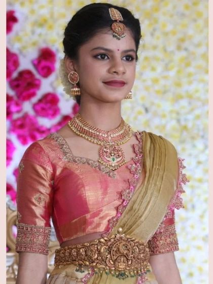 Blouse House by Mahitha Prasad - Custom Blouse Design & Embroidery Real Brides, Real Stories photo 37