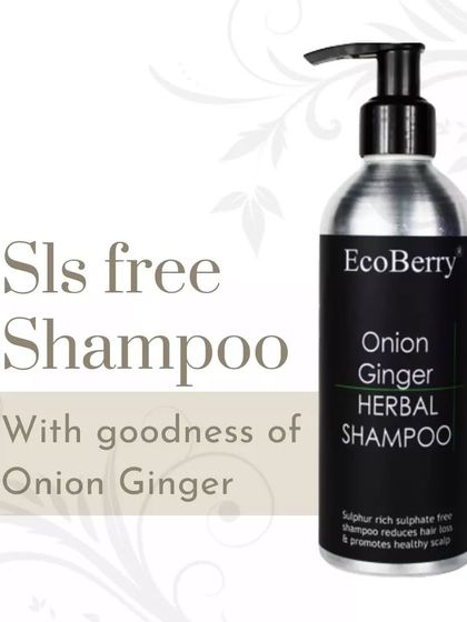 A fresh batch of our popular Onion Ginger Herbal Shampoo is ready. This SLS-free formula is packed with the goodness of onion and ginger to control hair fall and prevent dandruff.