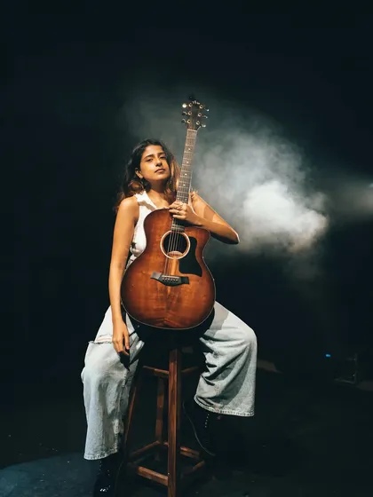 Music has always been my way of making sense of the world. This is me in my element, where I can be my most vulnerable and expressive self. I bring this same passion to every client project, helping you find your own voice.