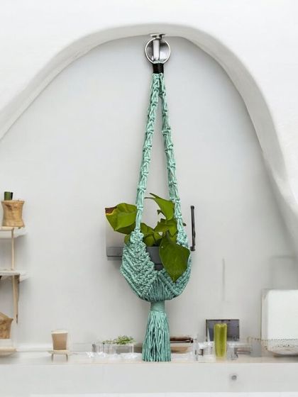 Eshtyles - Custom Macrame Home Decor Functional Decor: Wall Shelves & Plant Hangers photo 7