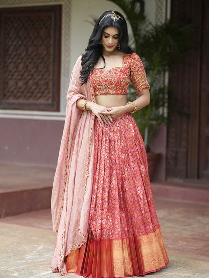 Maya Designer Studio - Custom Bridal & Occasion Wear Modern Half Sarees (Langa Voni) photo 12