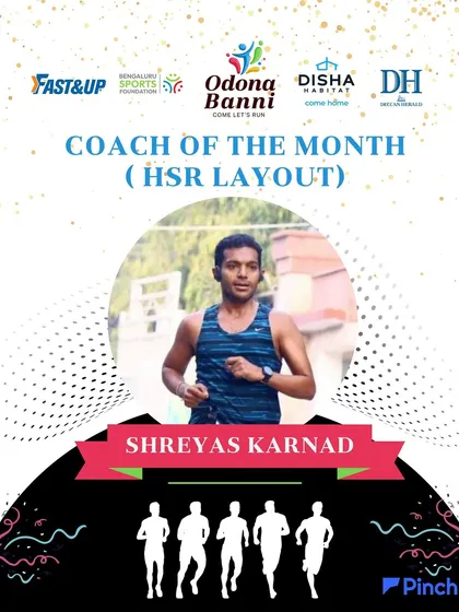 It was an honor to be named 'Coach of the Month' for the Odona Banni running community. My journey has been about sharing the transformative power of running, and I'm grateful for opportunities like this to connect with more runners.
