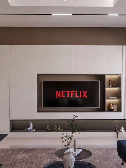 A duplicate image of the TV unit at Brigade Orchards.