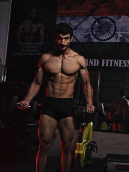 The tricolor is in my veins. Posing in front of the Indian flag, a symbol of my patriotism and motivation.