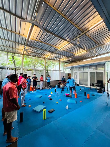 A wellness session on non-verbal communication. Through quizzes and interactive games like the 'Landmine' activity, our athletes learn the importance of clear communication and how much we say without speaking a word.