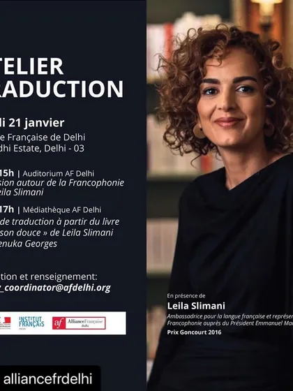 We provide exclusive access to literary figures like Prix Goncourt winner Leila Slimani. This "Atelier Traduction" offered a unique opportunity for a discussion on Francophonie and a hands-on translation workshop based on her book.
