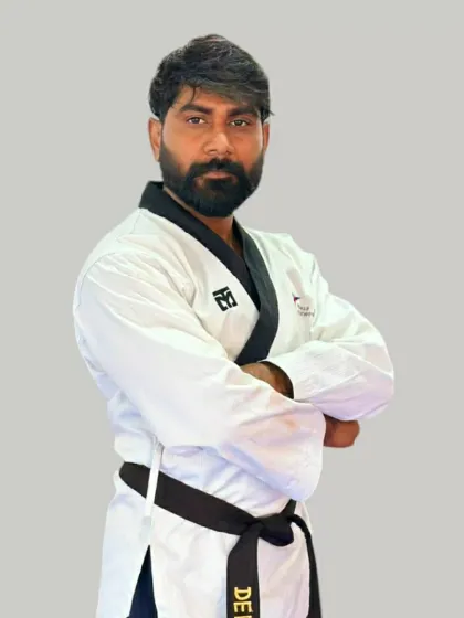 As a certified black belt, I believe in leading by example. This uniform, the dobok, represents years of dedication and my commitment to the art of Taekwondo.