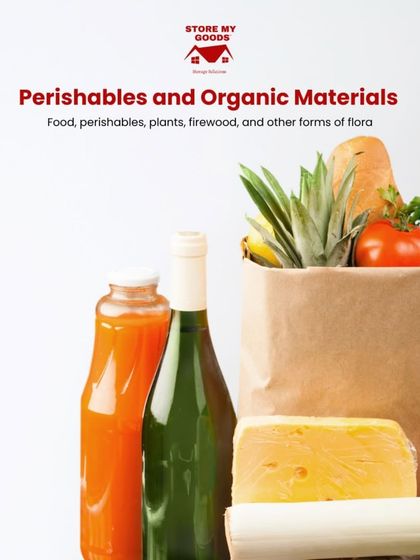 Perishables and organic materials like food, plants, and firewood cannot be stored. This is to prevent pests and maintain the hygiene of my warehouses.