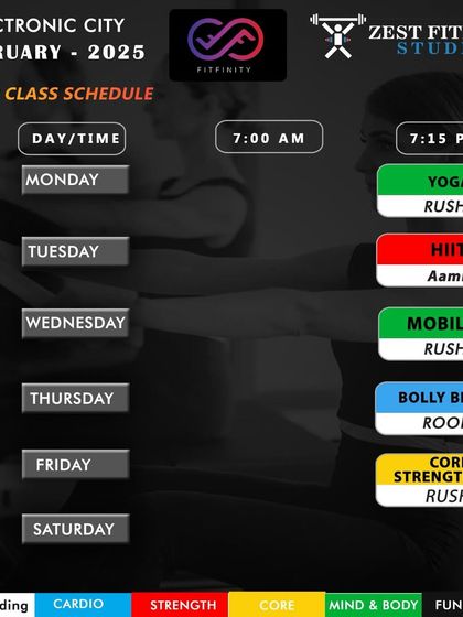 Zest Fitness Studio - Group Fitness Classes Class Schedules & Program Variety photo 4