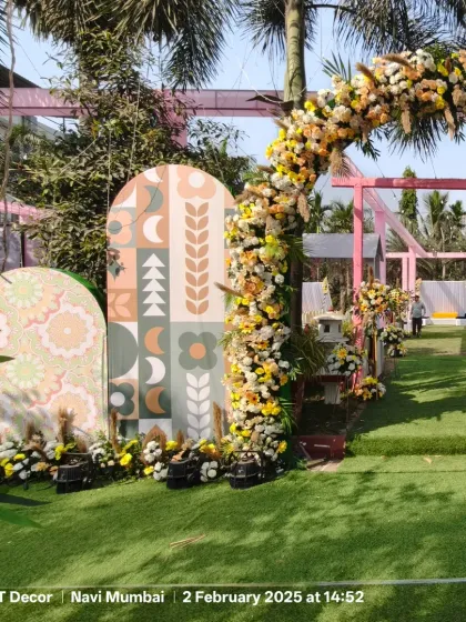 Vibrant Haldi & Mehendi Setups photo 14