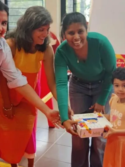 Look at that happy face! There's nothing better than seeing our young readers celebrate their achievements. Whether it's winning a contest or completing a reading challenge, we make sure every child feels like a winner.