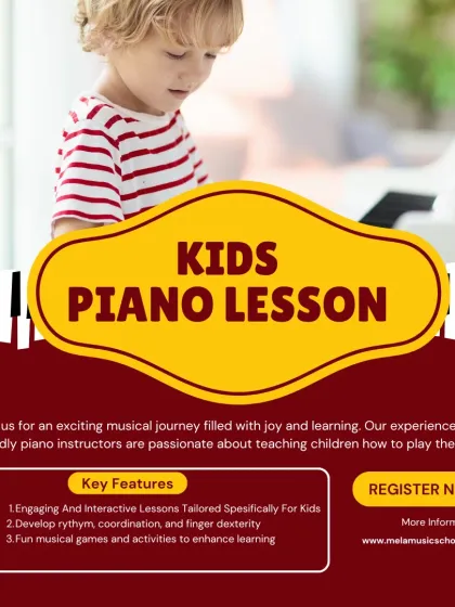 Mela Music School - Musical Instrument Lessons Piano & Keyboard for All Ages photo 13