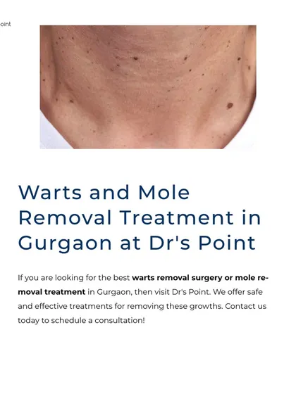 We offer safe and effective treatments for removing warts and moles. If you are looking for a professional solution for these skin growths, schedule a consultation with us today.
