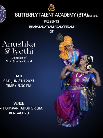 We celebrated a unique bond with the Bharatanatyam Arangetram of mother-daughter duo, Anushka and Jyothi. Their shared passion and performance is an inspiration, proving that it's never too late to pursue the art of dance.