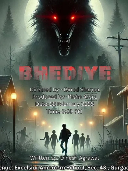 From the classroom to the main stage. We are proud to present our full-scale theatre productions like 'Bhediye'. This poster represents the final step in our workshop journey, where students apply their skills in a professional show.