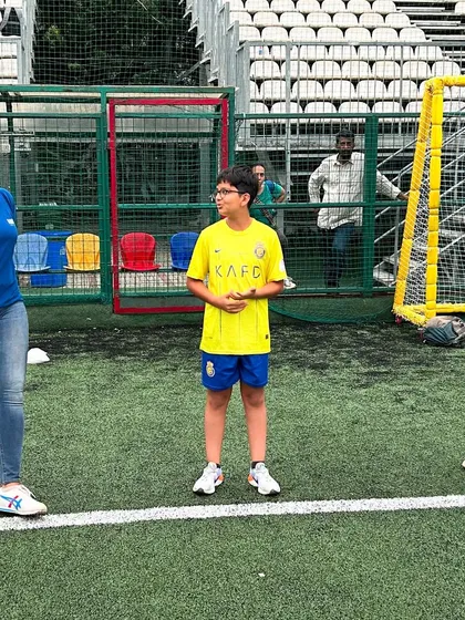 A player shares his thoughts during a mental conditioning workshop.