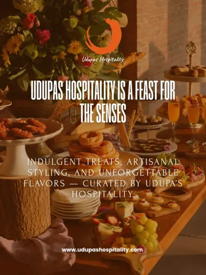 We create abundant grazing tables that are a feast for all senses. This spread features a curated selection of artisanal vegetarian treats, from savory bites and fresh fruits to indulgent pastries, styled to be the stunning centerpiece of your event.