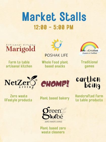 The market stalls at the Regenerate Festival featured brands focused on farm-to-table artisanal food, zero-waste lifestyle products, and plant-based goods, all aligned with a regenerative mission.