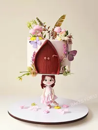 Custom Designer Cakes (Eggless)