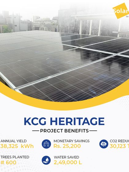 The KCG Heritage, a 3-star hotel in New Delhi, engaged my services to go green. Their solar system provides significant energy savings, reducing their operational costs.