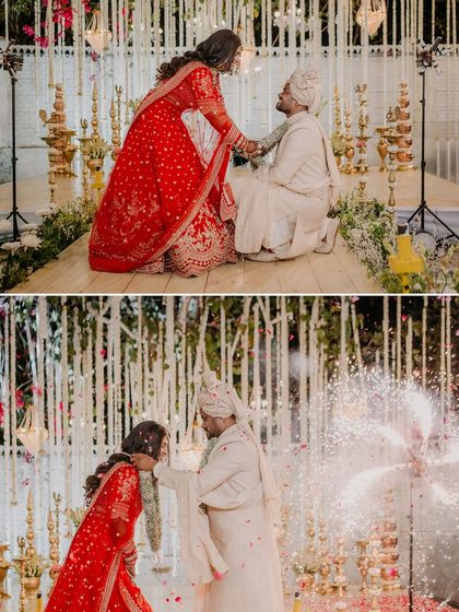 Timeless Red Lehenga Brides photo 41