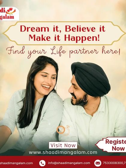 Dream it, believe it, and let us help you make it happen. Your life partner is waiting to be found, and our platform is the perfect place to start your search.