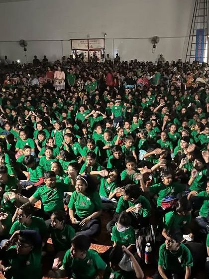 The sheer scale of a Brainobrain State Level Competition. Thousands of students gather, creating an atmosphere of energy, focus, and healthy competition that motivates everyone to perform their best.