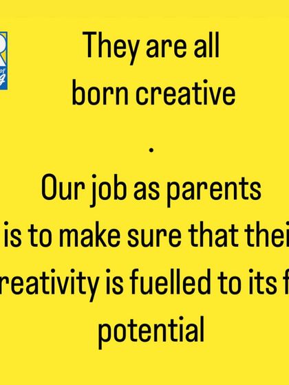 All children are born creative. Our job as parents and educators is to make sure that their creativity is fueled to its full potential through skill-building and encouragement.