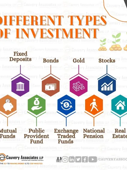 A duplicate visual showcasing the various investment avenues available. A diversified portfolio tailored to your goals is the cornerstone of a sound financial plan.