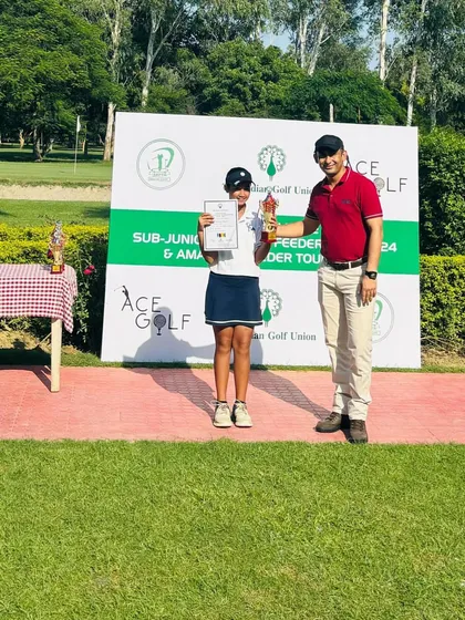 Unnati Singh also secured a runner-up finish at the same event. Three players, three podiums.