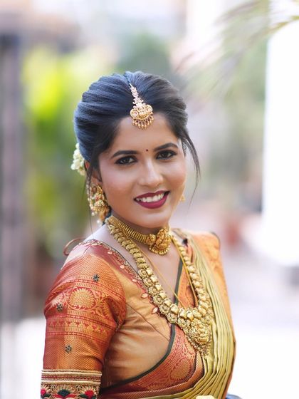 Ramya Gowda - Bridal & Occasion Hairstyling Complete Bridal Styling (Hair & Saree) photo 3
