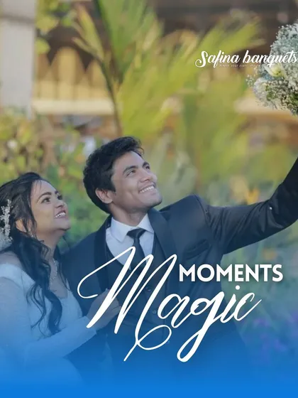 A magical moment from a Christian wedding, with the happy couple celebrating their union.