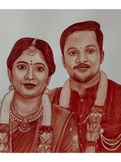 Sharan Ediga - Custom Portrait Art Blood Portraits: Your Story in Art photo 22