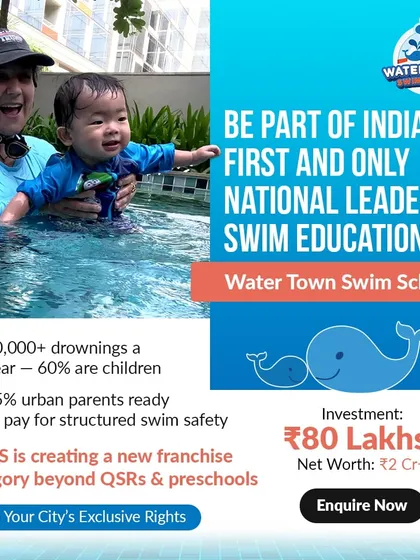 This is our mission in one image. We are addressing a critical gap in India for structured, safe swim education with a proven franchise model. This is your chance to own an exclusive territory and build a business with real purpose and high returns.